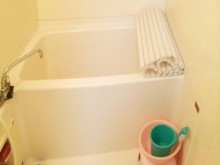 TOTO『WFシリーズ』優しいお花柄のパネルで華やかで明るい浴室へ施工後イメージ２