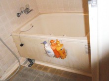 “くるりんポイ排水口”でお風呂の掃除が楽々に　施工後イメージ１