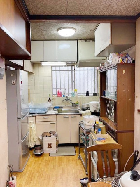 施工事例 キッチンリフォーム 世代を越えて受け継がれた町家風のキッチン空間 摂津市のキッチンリフォームは みずらぼ