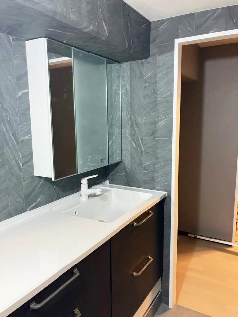 お部屋の空間をしっかり使える洗面『シーライン』イメージ