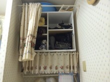 リクシル『LC』の洗面台とアッパーキャビネットで快適な空間へ施工後イメージ２