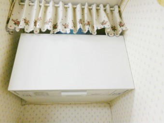 リクシル『LC』の洗面台とアッパーキャビネットで快適な空間へ施工後イメージ２