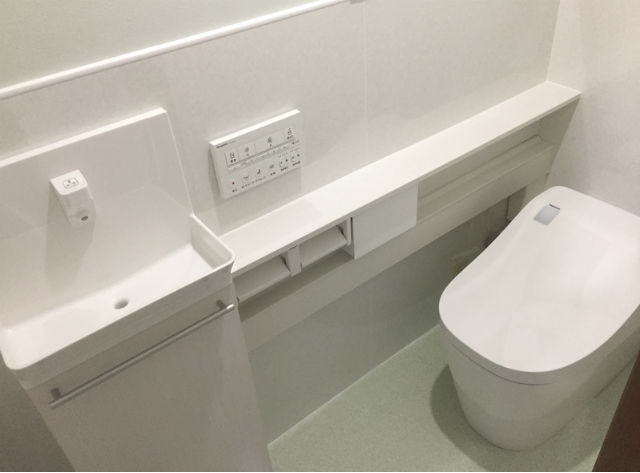 『アラウーノSⅡ』でキレイが保たれるトイレ空間イメージ