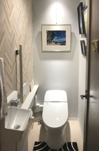 施工事例 トイレリフォーム Totoの Gg で空間にゆとりを 西宮市のトイレリフォームは みずらぼ