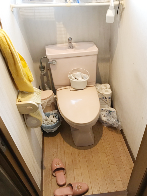リフォレで叶えた収納力抜群のトイレ施工後イメージ１