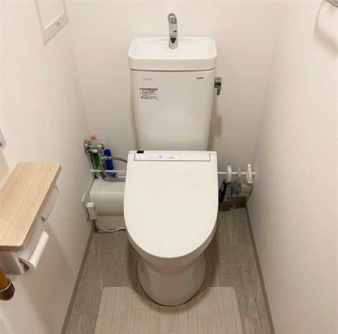 スタイリッシュで掃除がしやすいトイレイメージ