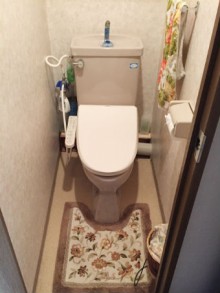 収納一体型のレストパルでスッキリ広々としたトイレに　施工後イメージ１