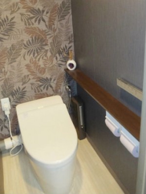 リラックスできるアジアンテイストなトイレ空間へイメージ