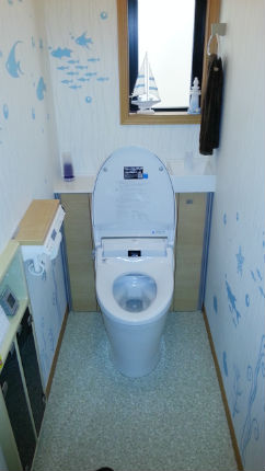 LIXIL『リフォレ』手洗いしやすい見た目もすっきりなトイレへイメージ