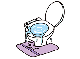 見えない部分の劣化に注意【イメージ】